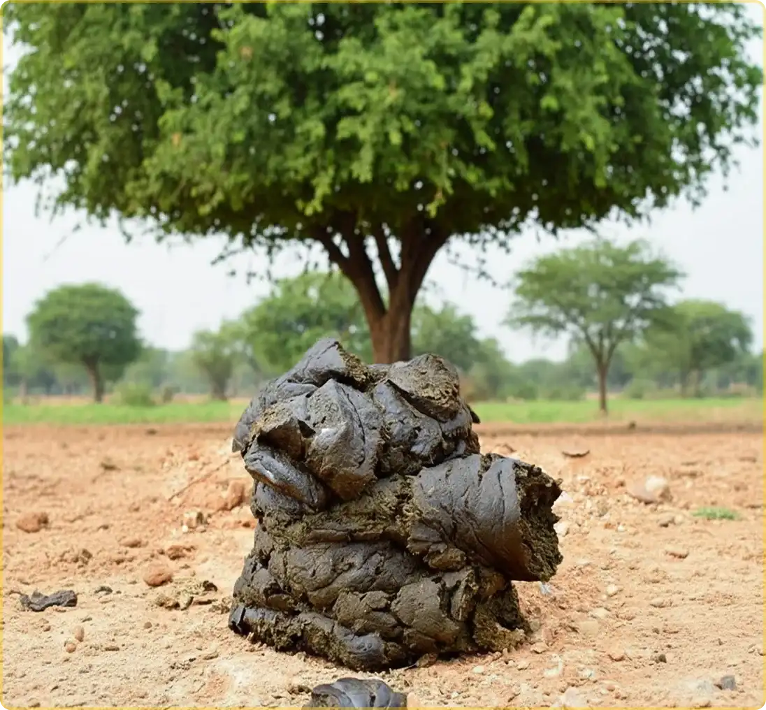 Pure cow dung